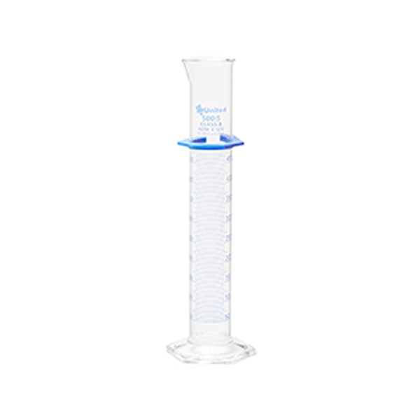 United Scientific™ Graduated Cylinders, Double Scale, Borosilicate Glass, Class B